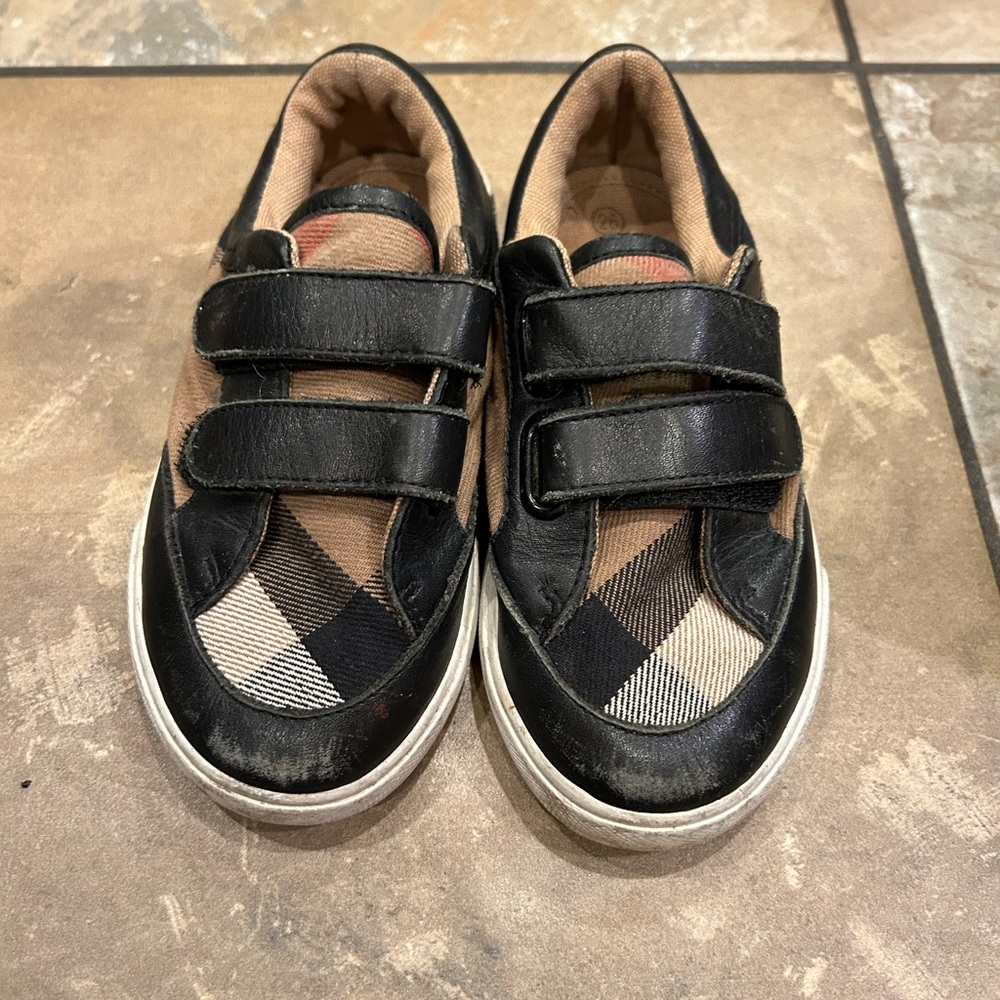 Used Burberry kids tennis shoes